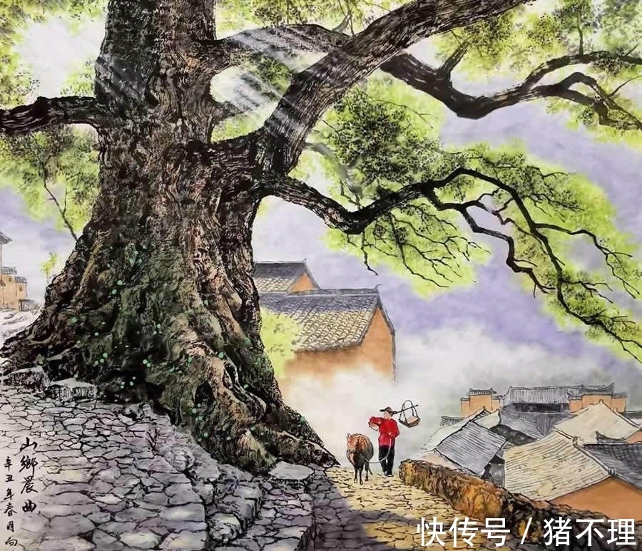 山水画&李向鸿微结构山水画 惊艳了岁月 惊艳了时光 也惊艳了世人