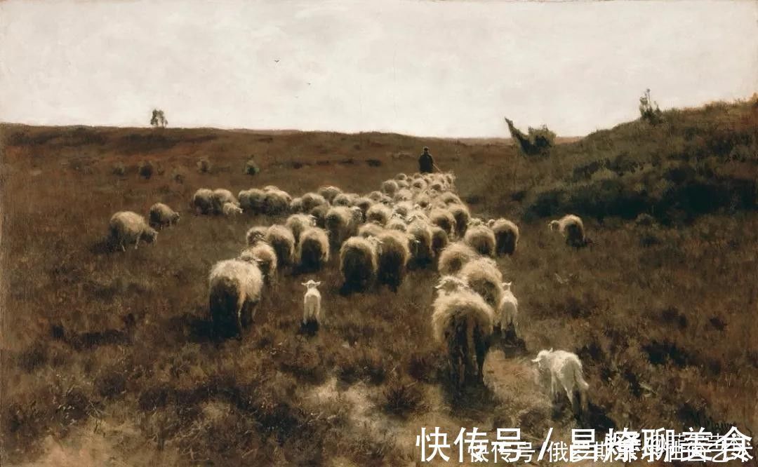 莫夫@荷兰画家，海牙画派的代表人物~梵高妹夫的风景油画作品欣赏