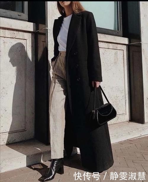大衣+阔腿裤=今冬最in穿搭,选对单品,绝对又美又气质