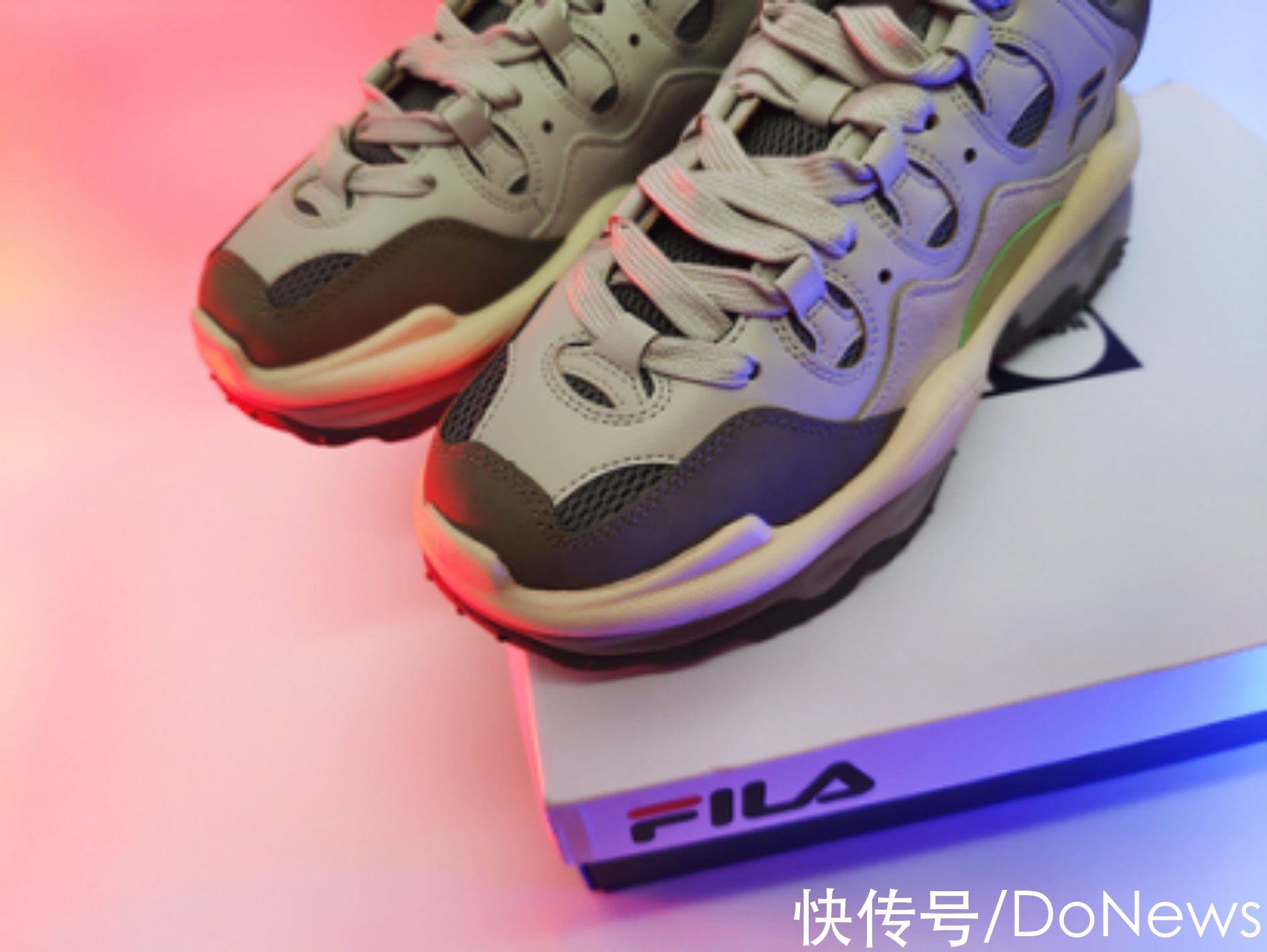 donews|火山喷发般的激情 FILA FUSION全新QD96熔岩鞋图赏