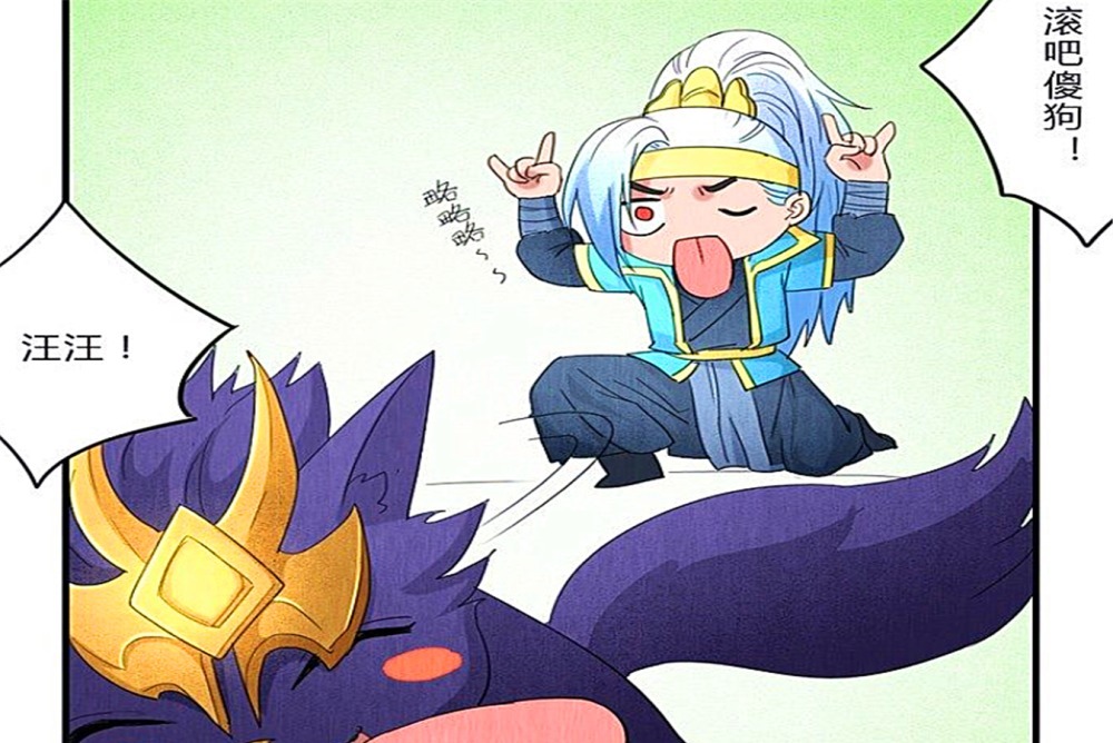 开心一刻:韩信成了李白的护花使者,愿意为李白做任何事情!