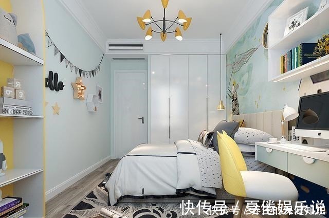 公卫|140平米现代轻奢风格，鞋柜柜体做薄荷绿，一入户就被惊艳到了！