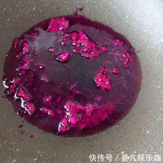 火龙果冻|火龙果冻西米撞奶，冰冰凉凉，健康甜品