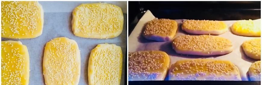 不用|不要被图片吓到,超级简单,不用发面,外焦内软,芝麻五香饼做法