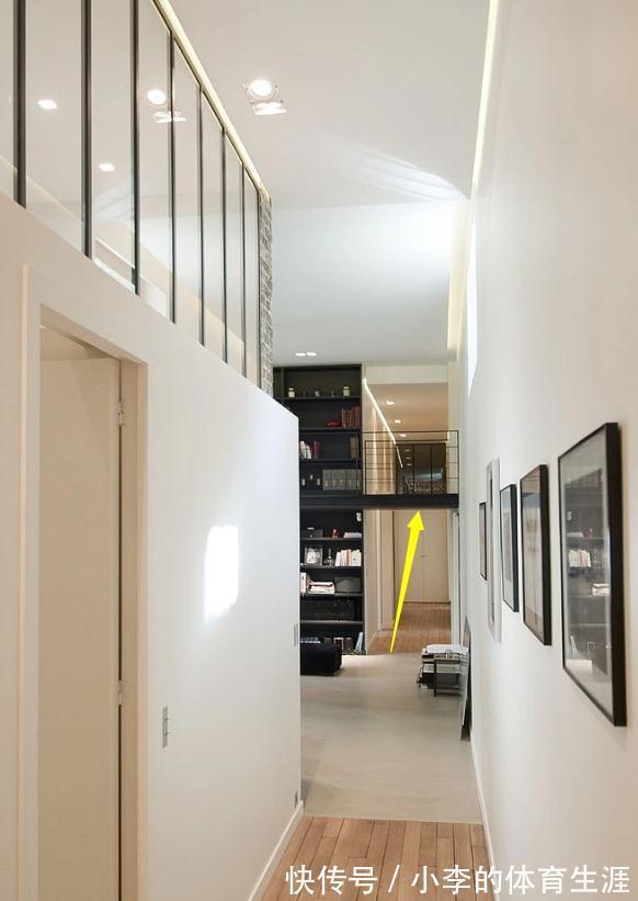 夹层|买到带10m的长走廊户型不嫌弃,层高3.5m搭建夹层,多个二层书房