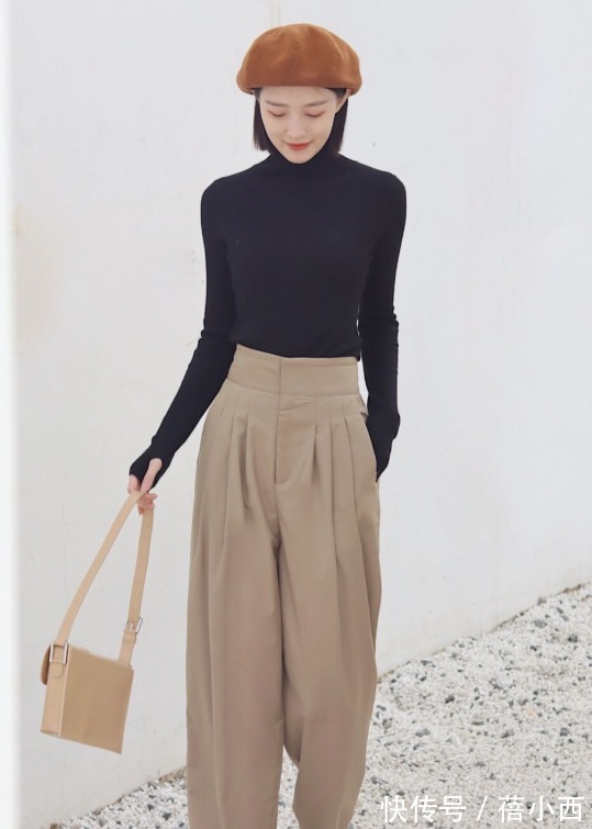 半身裙 还是穿“针织衫”最简约时髦,学会这几种搭配,骨子里透着高级感