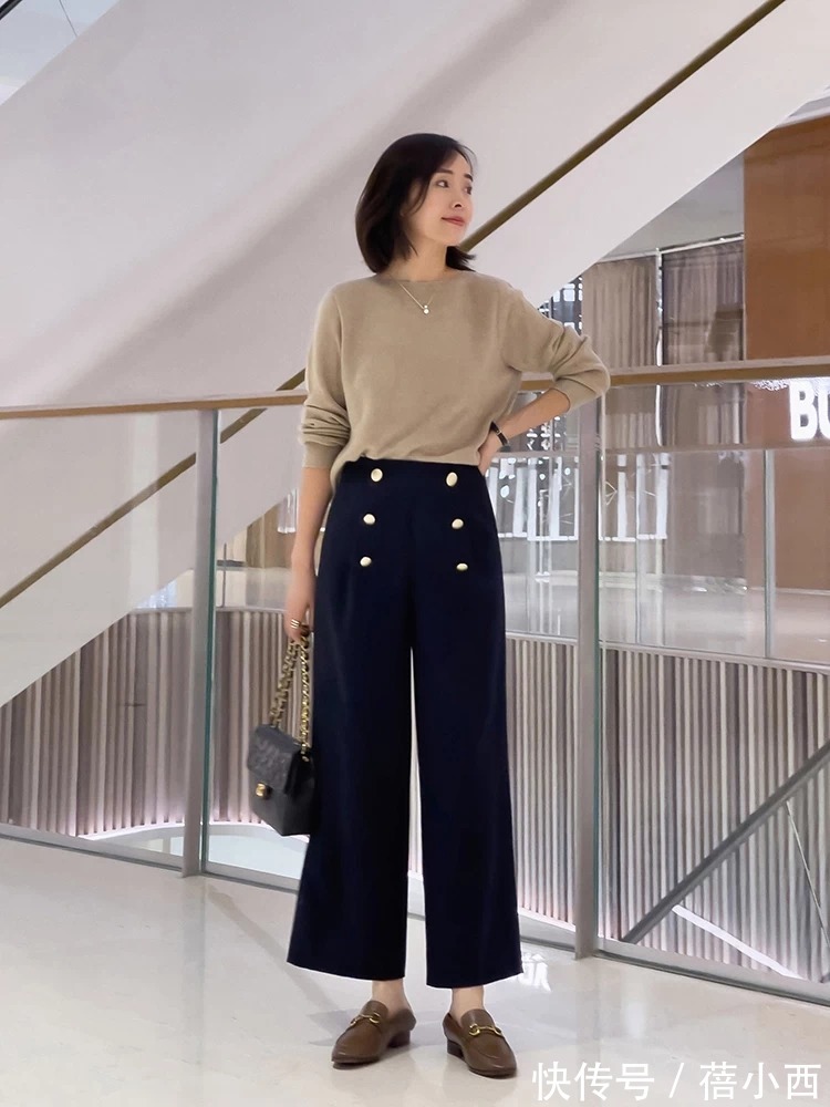 乐福鞋|今年还是穿“小黑裤”最时髦,搭配针织衫、毛衣、大衣,真高级