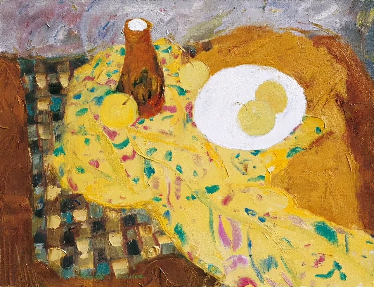 高级色彩,沈行工独特的诗意性油画