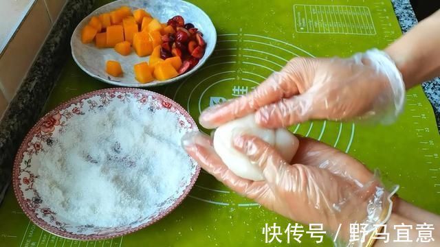 白心|摆摊小吃糯米果来了，软糯香甜，放三天都不会硬，制作简单