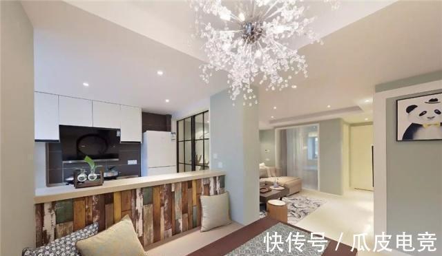 两居室|80㎡两居室,全屋色调太舒服了,装修得这么美,谁还嫌弃房龄老