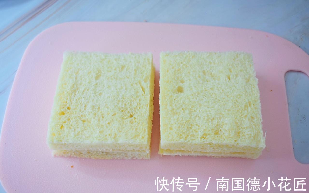 土司|懒人版美味早餐,鸡蛋芝士爆浆吐司,满满幸福感