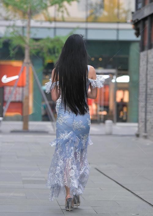 连衣裙|波浪连衣裙在夏季看这就清爽,加入旗袍元素,穿搭时尚并非空穴来风