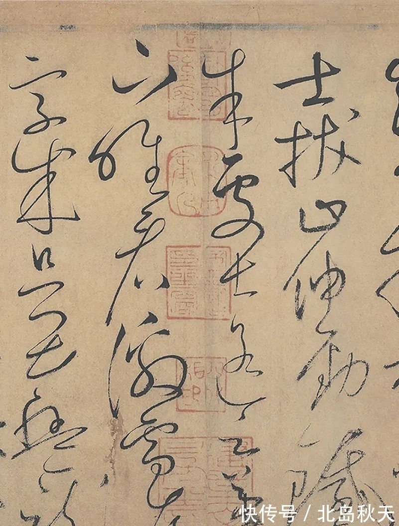 牵丝&这卷狂草被誉为“天下第一草书”自唐末一直是草书的热门法帖!