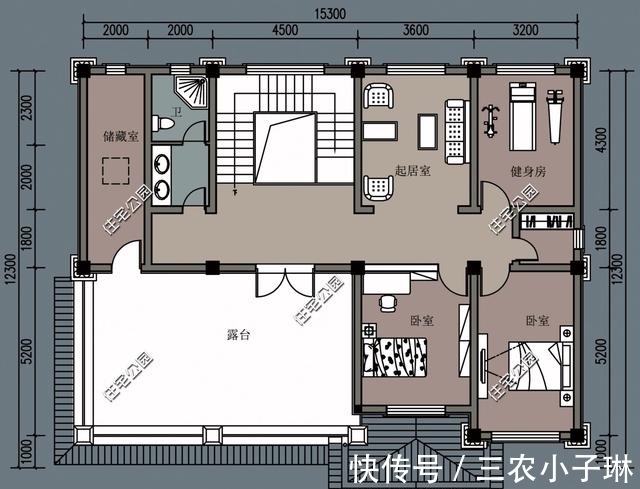 进深|7套三层农村自建房，户型方正、经典，还不赶快收了