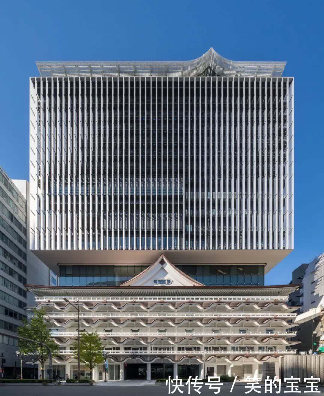 精选｜隈研吾操刀，歌舞伎座上盖酒店，这是我见过最牛的扩改！