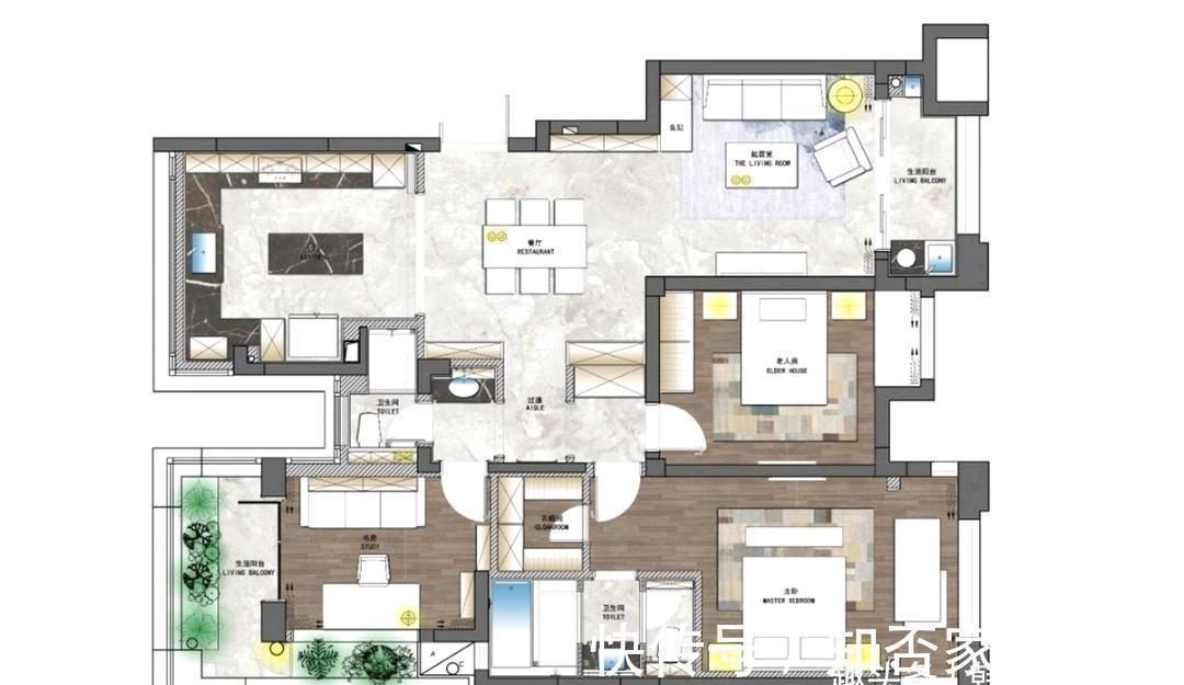 新房|砸40万装修130㎡新房,中岛台设计是亮点,最爱三段式卫生间