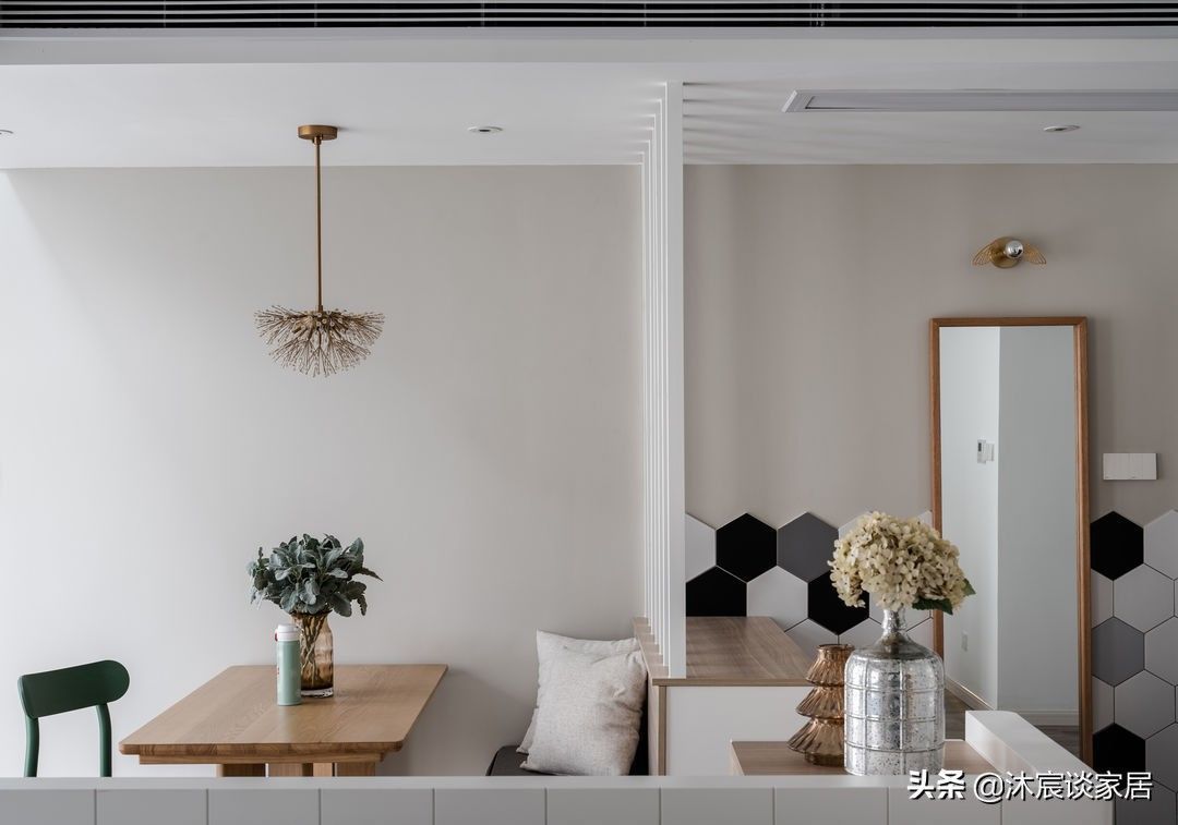 垃圾粉碎机|等我再装修,玄关就学她家这样,一半瓷砖一半漆,温馨自然有格调