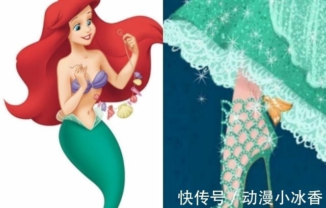 水晶鞋|迪士尼公主裙摆下“秘密”,花木兰中国风,艾莎美得不可方物!