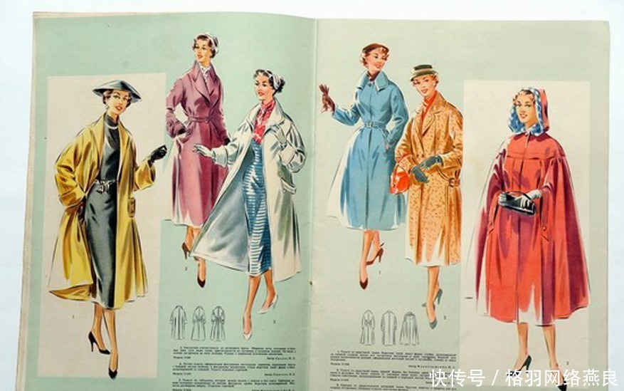 赫鲁晓夫|1957年的苏联时装杂志服装好漂亮模特好时髦