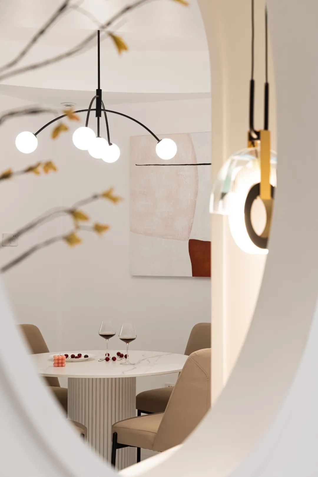 定制柜|120㎡现代简约,极简硬装也高档,玄关设计全场最亮