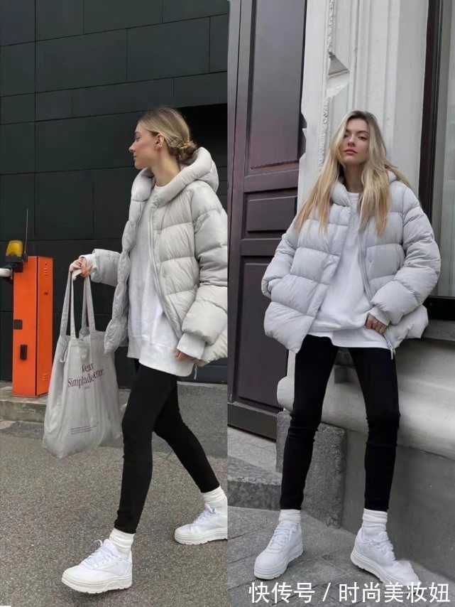 长筒靴 原来“羽绒服”也可以这么洋气,跟时尚博主学穿搭,时髦过新年