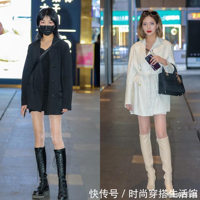 搭配|“短裙+长靴”才是今秋最强CP!时髦又显瘦,太适合普通人穿了