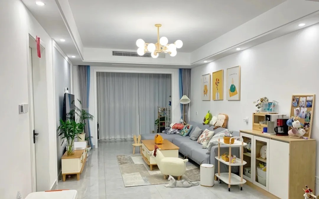 吊顶|78平米小户型,面积不大,却很舒适温馨,满满的烟火气息