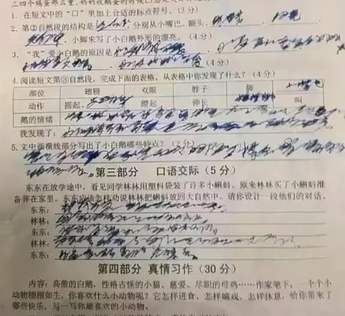 初中生“藤蔓字体”走红，字迹洒脱没有约束，阅卷老师看了想揍人