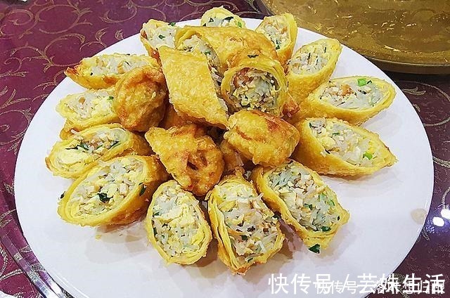 清炒虾仁|外甥女的生日宴，第9个是家乡特色菜，价格最贵，全家人抢着吃