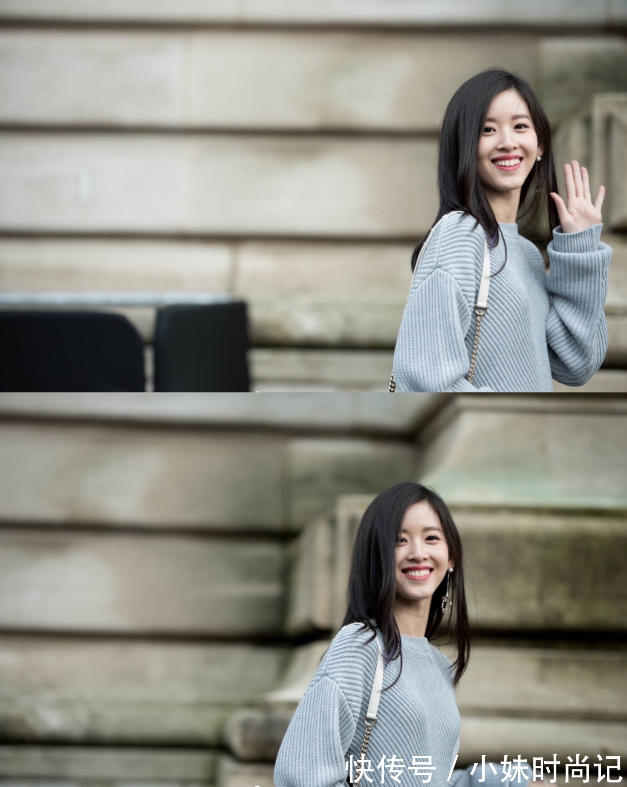 编织裙 奶茶妹妹越来越有阔太范,穿红色小香风编织裙清甜高雅,惊艳逆袭