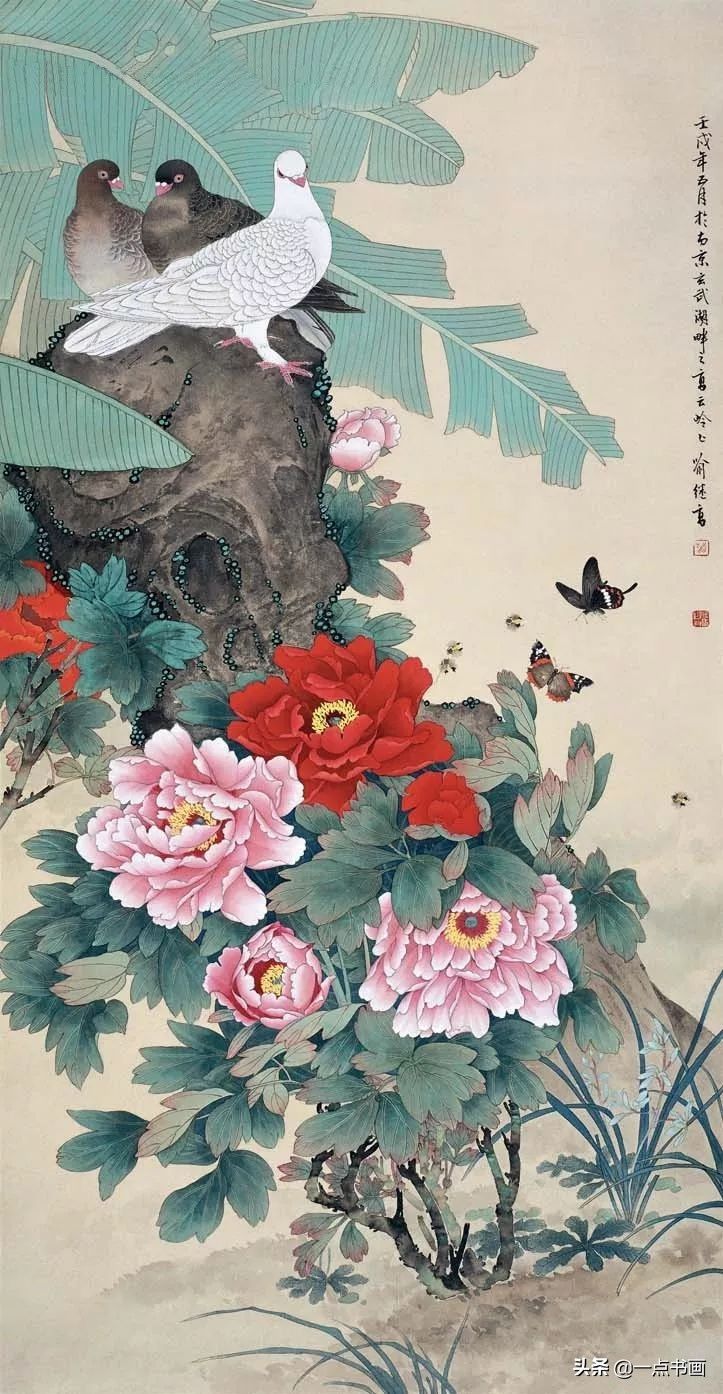 鸽子&喻继高笔下的鸽子，静雅秀丽