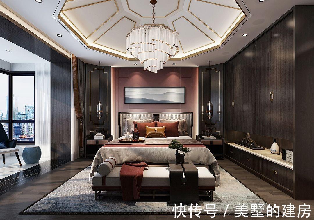 背景墙|300平经典欧式风大别墅，玄关犹如水墨画，看到儿童房绝对女儿奴