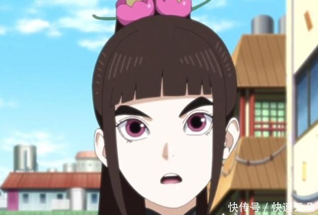 仙女|博人传女忍者颜值大比拼,笕堇散发似仙女,佐助女儿太路人!