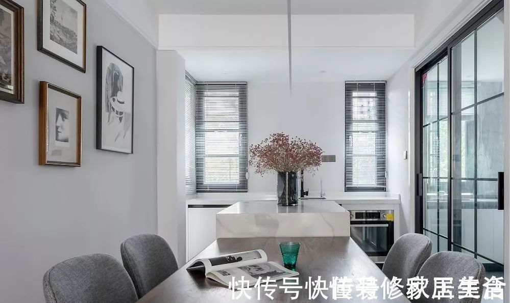 效果图|110㎡现代风格装修效果图,简约舒适的小资格调!