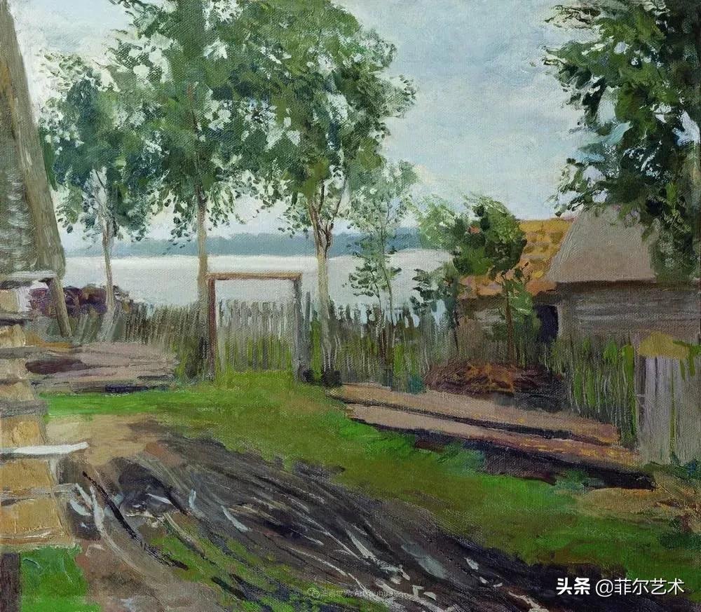 大自然!艾萨克·伊里奇·列维坦油画作品用笔洗练,情感充沛,极富诗意