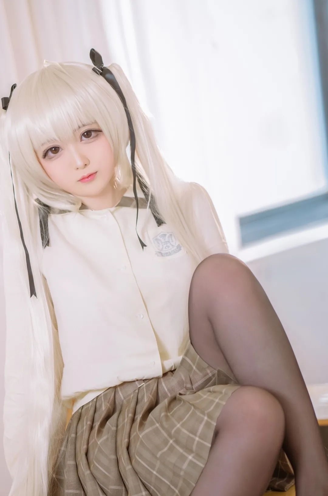 cos|cos:双马尾乖巧穹妹cos正片@小夜子