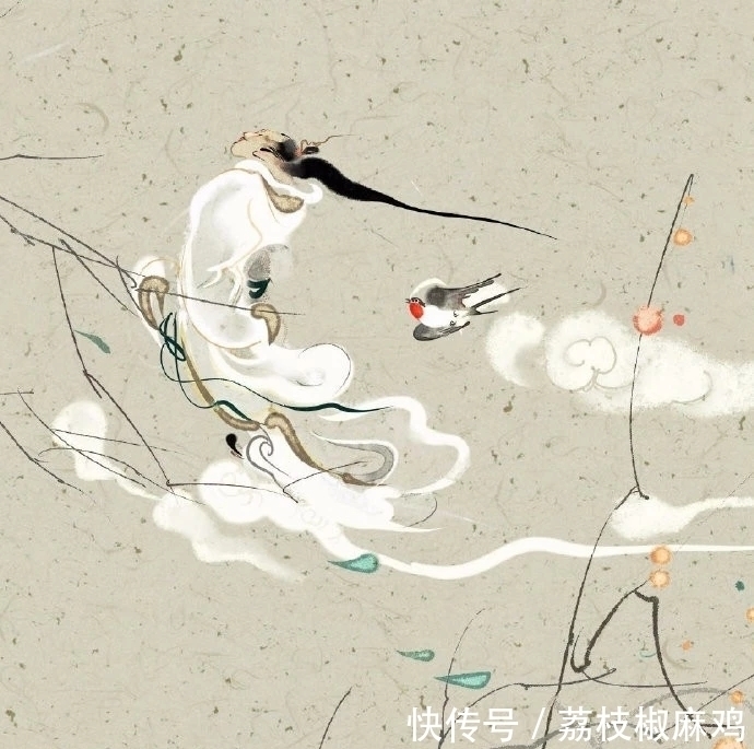 绘画#清华大学才女尧立,她笔下的插画,美到让人窒息