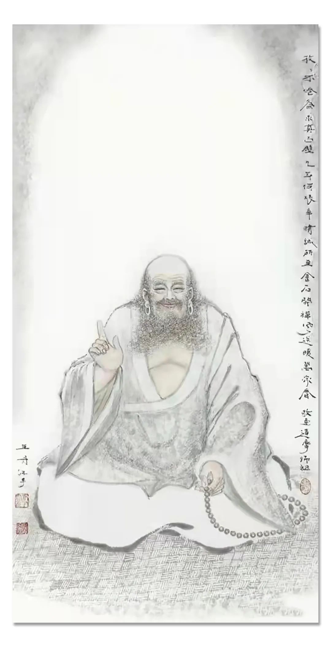 达摩@《大美为真》中国当代书画名家学术邀请展—王丹