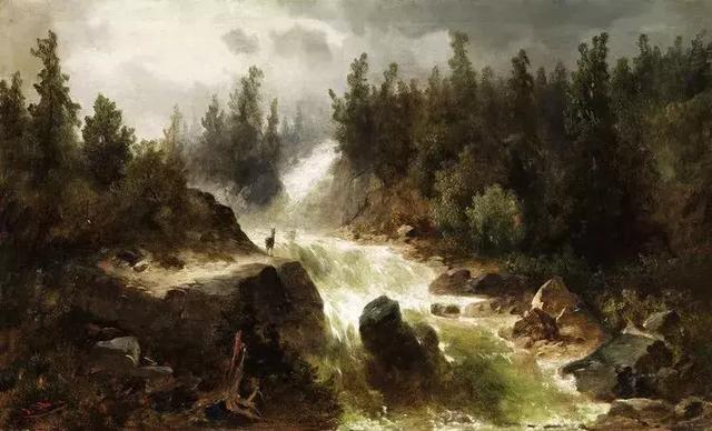 艺术家#奥地利艺术家的超美风景油画,领略大自然的宁静之美