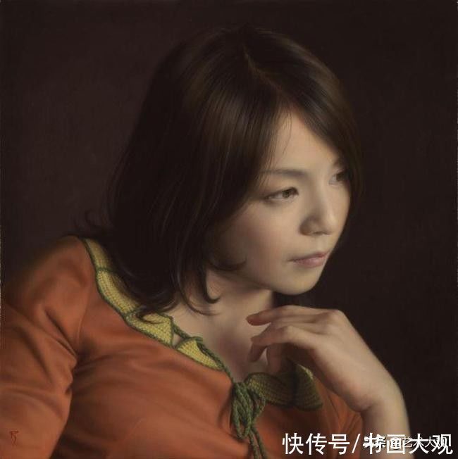 画家@日本现代女性肖像绘画——新生代具象画家塩谷亮人物油画作品欣赏