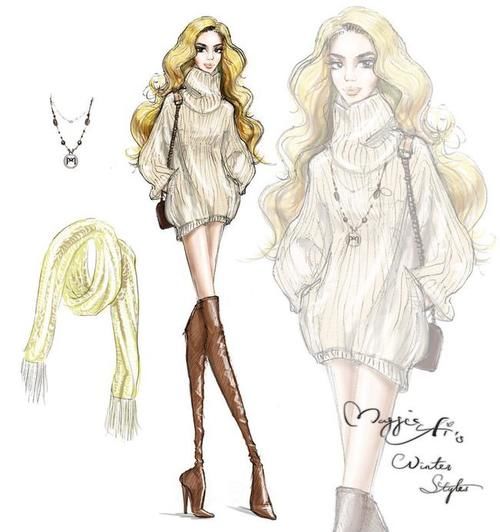 三木 太适合穿毛衣了,亲手教你搭配技巧,太洋气了