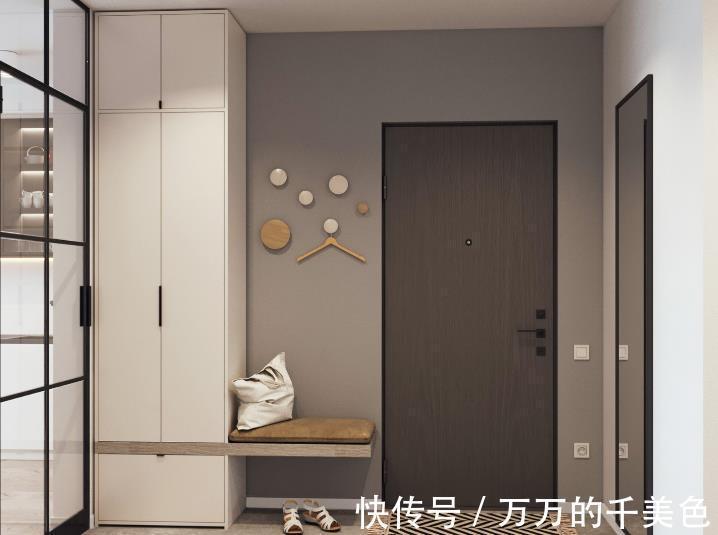 鞋柜|参观闺蜜的新房,一进门就被玄关迷住,看不到一双鞋,干净又实用