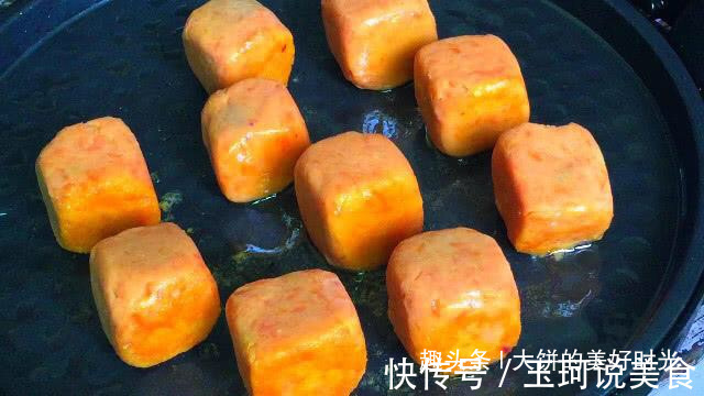 3个红薯，教你做好吃的红薯饼，酥香好吃，孩子一口一个吃的过瘾