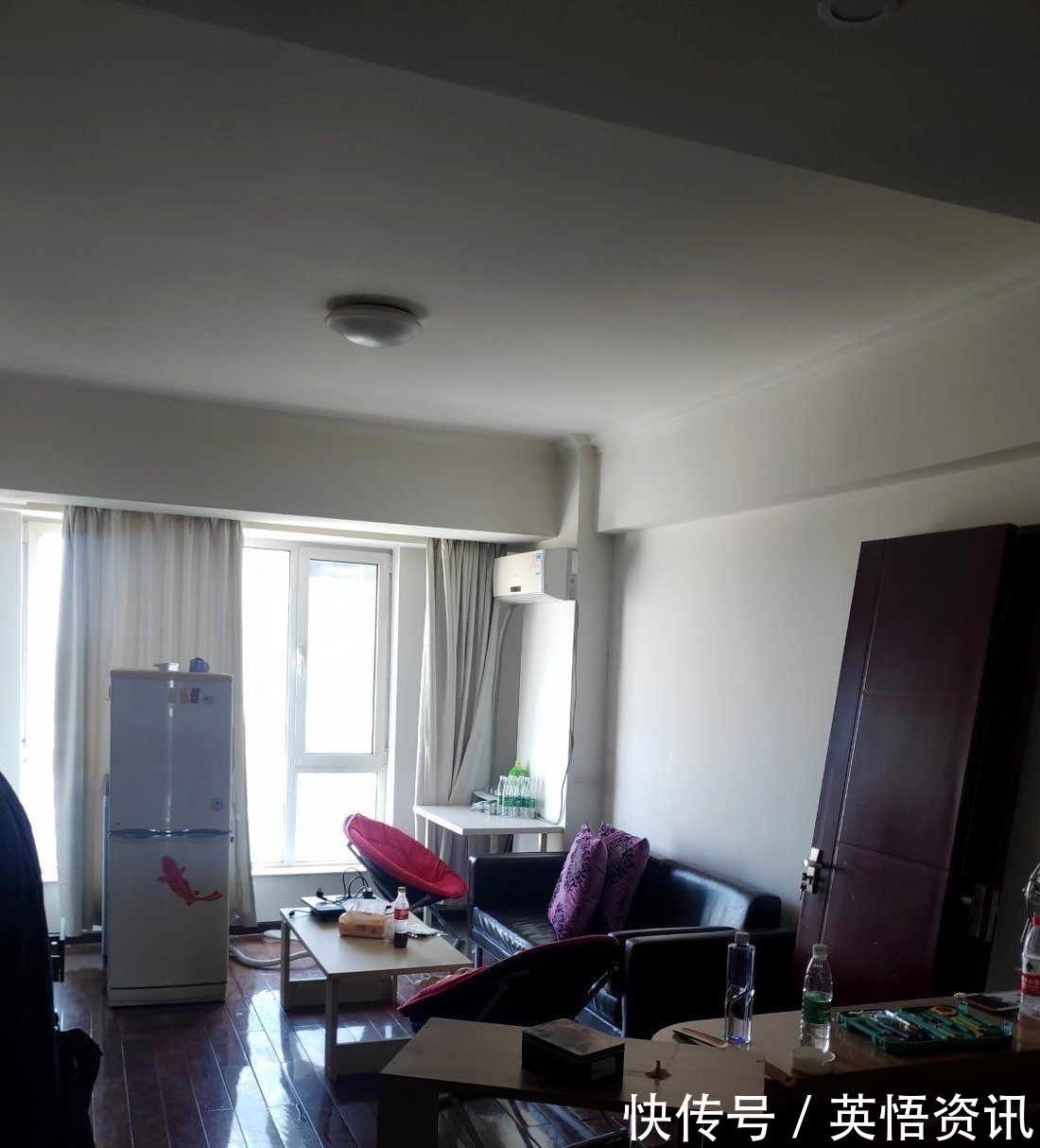 小窝|看了她的46㎡小窝，头一回见卧室装两个门，美观又实用，很聪明