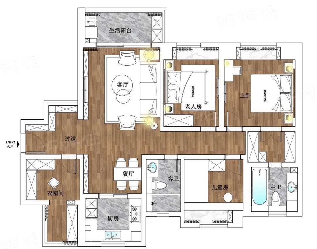 李文琦|146平的北欧新家，用墨绿色刻画空间，打造精致和时尚并存的新家