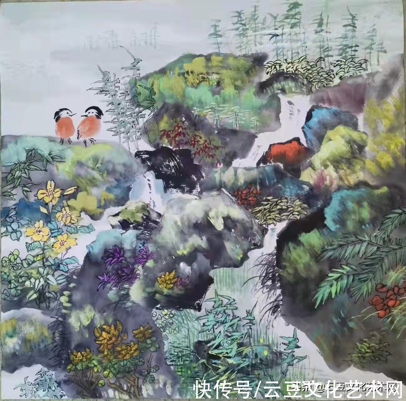 美术家协会$上海著名画家严荣镇最新作品欣赏