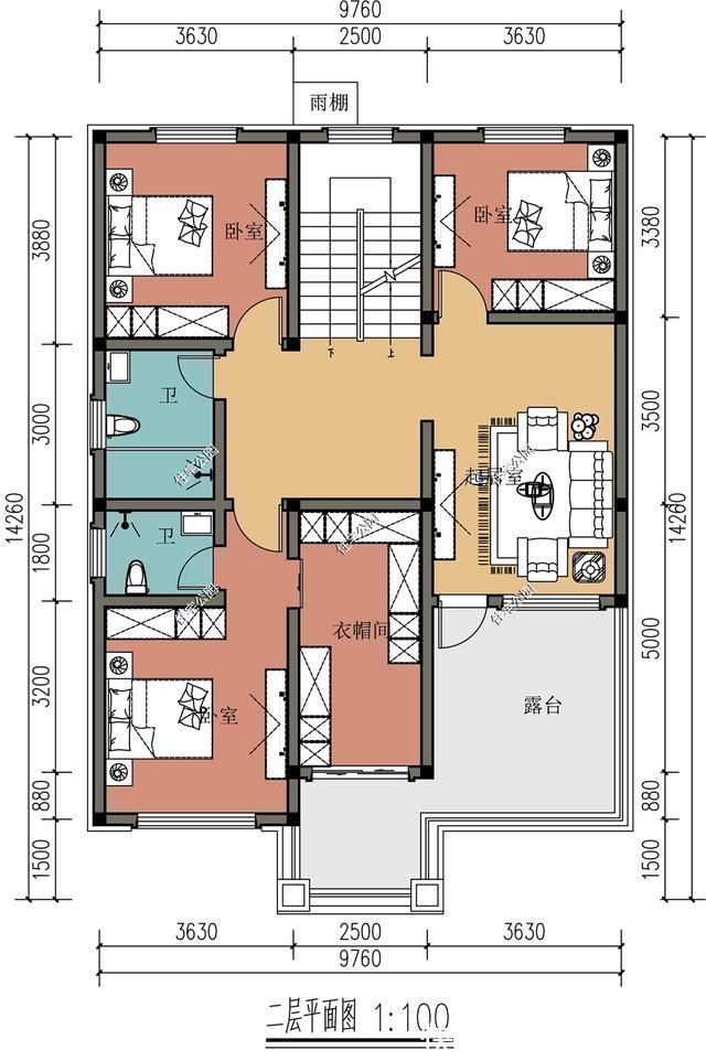 图纸|3套新中式农村别墅图纸,怎么可以这么美,城里人看了都心动