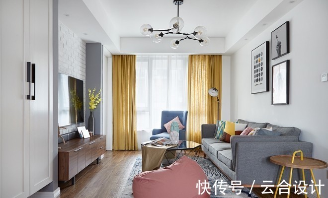 木色|89㎡的小房子北欧风设计,亮瞎你的眼!