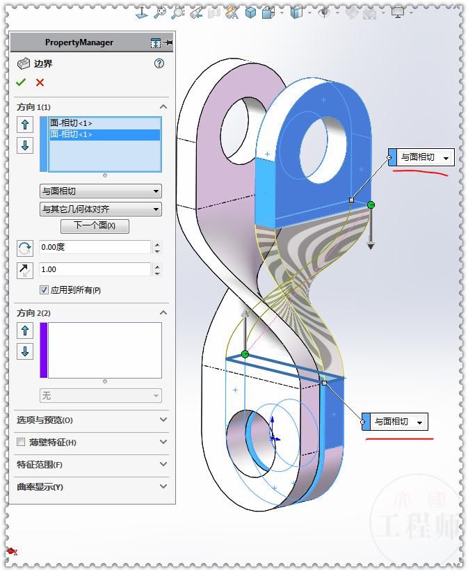  SolidWorks|在SolidWorks里用两种方法画这个扭转法兰