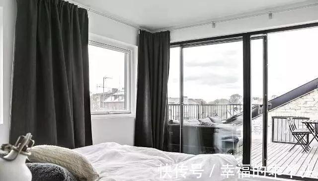 卧室|老弟不顾反对坚持买55平顶楼小户型,装修完一看大露台!好看极了